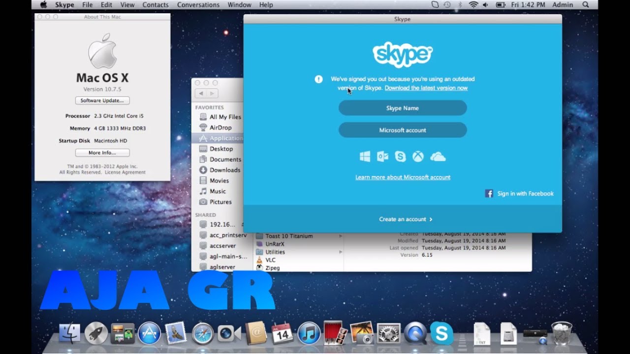 skype for mac os x 10.8.5